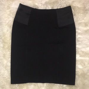 Calvin Klein Black Pencil Skirt with Elastic Waist